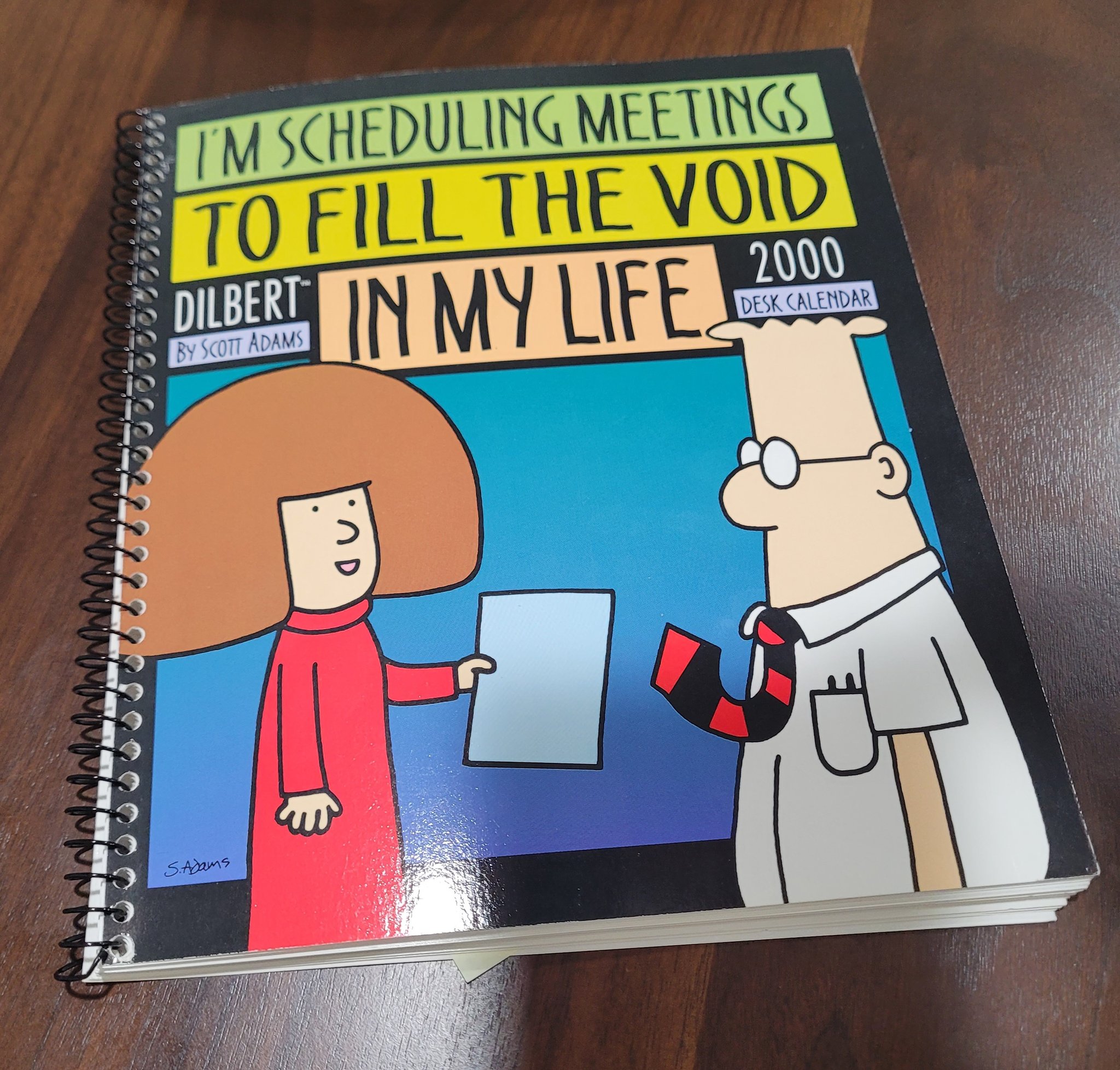 Dilbert calendar circa 2000